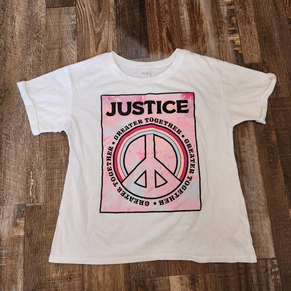 Justice Peace Sign T-shirt